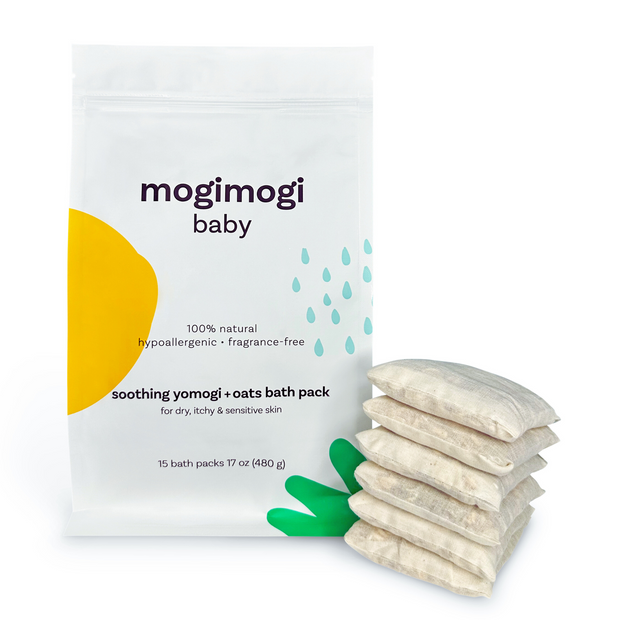 Oatmeal and Yomogi Bath Soak and Wash (Economy Size 15 Bath Pack)- mogi mogi baby