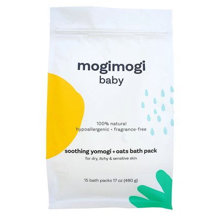 Soothing Yomogi and Oatmeal 3-in-1 Bath Treatment (Economy size) - mogimogi baby